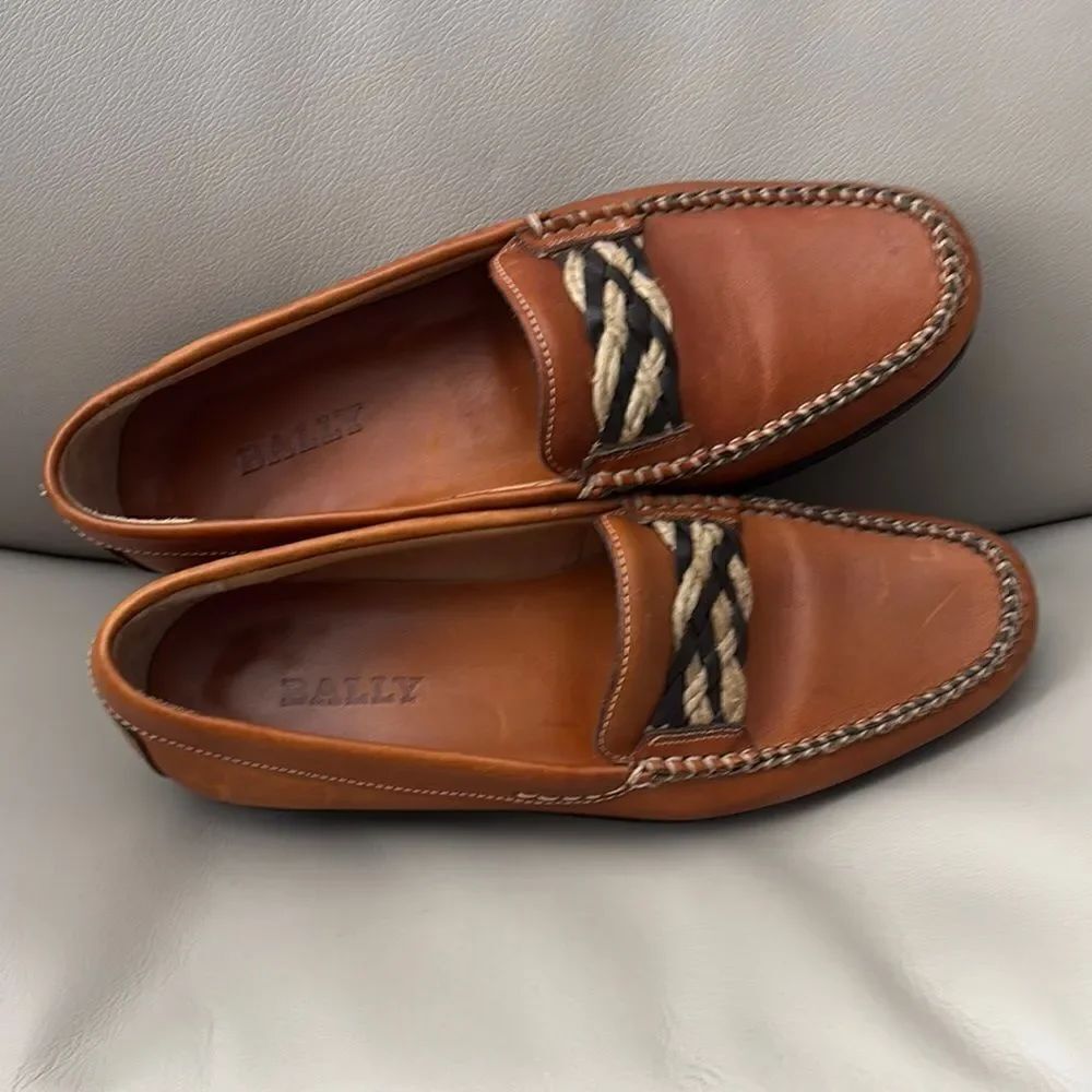 Bally Men's Brown Loafers sz 7